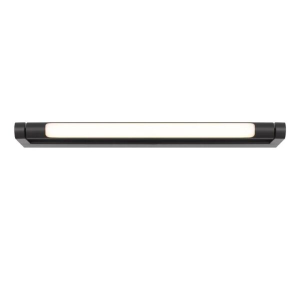 Arvin Contemporary Wall Lamp Light Aluminium Polycarbonate Black Matte
