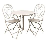 Ayrle 3 Piece Outdoor Bistro Set Neutral 2 Seater