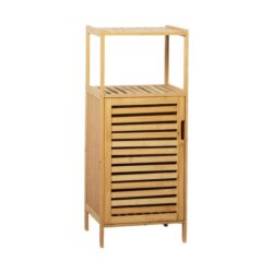 Bathroom Bamboo Storage Cabinet Natural