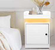 Bedford Led Bedside Table White