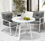 Belize 2 Seater Outdoor Dining Set Grey