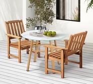 Bellambi 2 Seater Outdoor Dining Set White