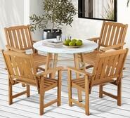 Bellambi 4 Seater Outdoor Dining Set White