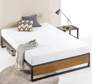 Bethany Queen Bed Base Brown