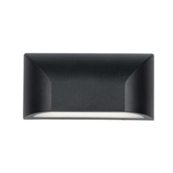 Bloc Modern Wall Lamp Light Polycarbonate Black Opal