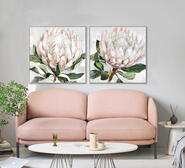 Bloom Boom 82Cm X 82Cm Framed Wall Art Multi