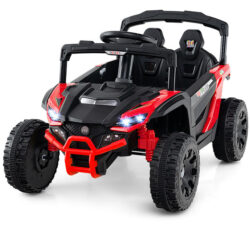 Costway12V Kids Ride On Car Electric UTV Truck with Remote Control-Red