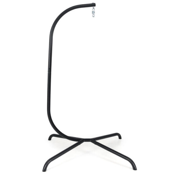 CostwayHammock C-Stand Hanging Chair Stand Only for Indoor and Outdoor