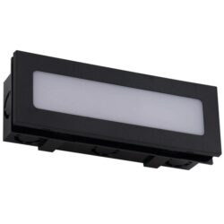 Ingar Modern Wall Lamp Light Polycarbonate Black Sand
