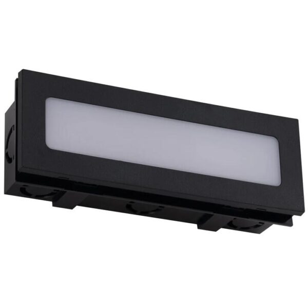 Ingar Modern Wall Lamp Light Polycarbonate Black Sand