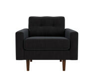Jazz Armchair Black 1 Seater