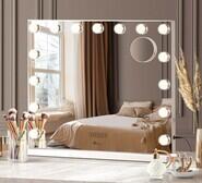 Kroma Hollywood Make Up Mirror White