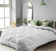 Luka Microfibre Bamboo Double Quilt White
