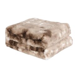 Luxury Tie-dyed Blanket Brown 127cm x 152cm