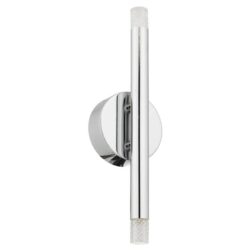 Milazo Modern Wall Lamp Light Metal Acrylic Chrome Gloss