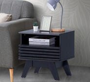 Nanda Bedside Table Black