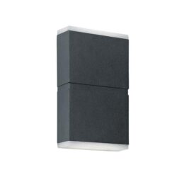 Nariko Modern Wall Lamp Light Polycarbonate Aluminium Frost Titan
