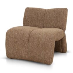 Novo Lounge Chair - Almond Brown by Interior Secrets - AfterPay Available