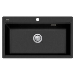OLIVERI Santorini Topmount Workstation Sink - Black ST-BL1596OF
