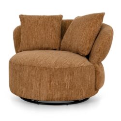 Oasis Swivel Lounge Chair - Honey Gold by Interior Secrets - AfterPay Available