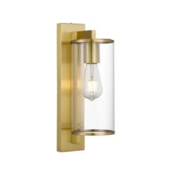 Perova Vintage Wall Lamp Light Glass Solid Brass Brass
