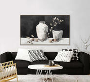Pottery Party 102Cm X 62Cm Framed Wall Art Multi