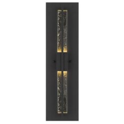 Prada Modern Wall Lamp Light Aluminium Glass Black Sand