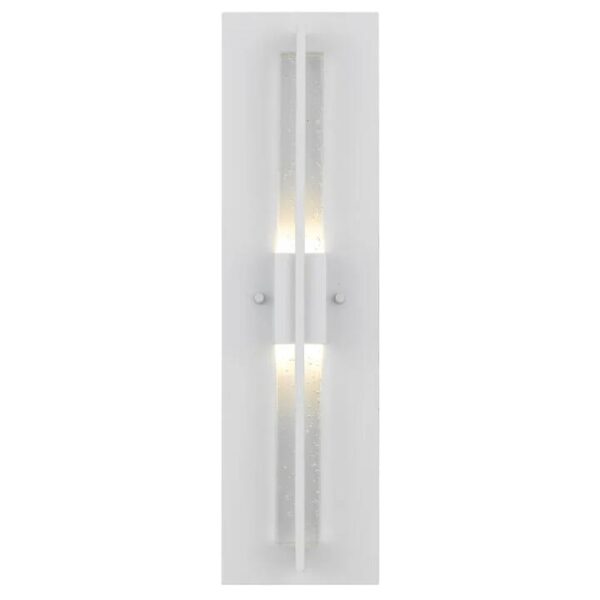 Prada Modern Wall Lamp Light Aluminium Glass White Sand