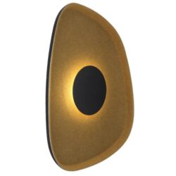 Raxa Industrial Wall Lamp Light Felt Aluminium Acrylic Green Black Textured