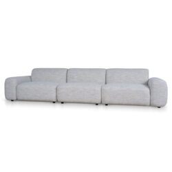 Santorini 4 Seater Sofa - Fog Grey by Interior Secrets - AfterPay Available