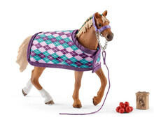 Schleich English Thoroughbred With Blanket