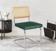 Set Of 2 Cesca Replica Dining Chair Green