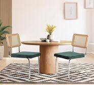 Set Of 2 Cesca Replica Dining Chairs Green