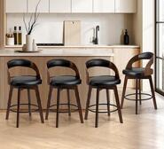 Set Of 4 Clemson Barstools Black