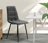 Set Of 4 Indie Replica Eames Dining Chair Grey