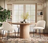 Set Of 4 Lysander Dining Chairs White