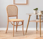 Set Of 6 Luca Dining Chairs Neutral