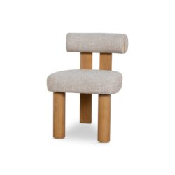 Set of 2 - Remy Natural Dining Chair - Pale Beige by Interior Secrets - AfterPay Available