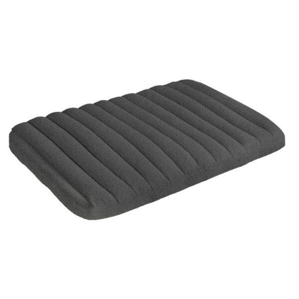 XL Orthopedic Dog Bed - Sherpa Plush Foam Support Pet Mattress with Waterproof Base & Washable Cover (Grey)