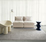 Abha 280 X 370Cm Grey Rectangle Rug Grey XXL