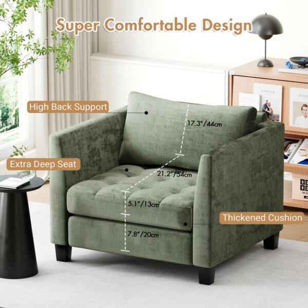 Advwin Modern 1 Seater Sofa (Pre-Order)