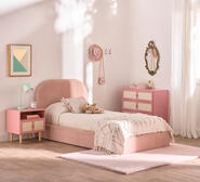 Azalea Single Bed Frame Pink