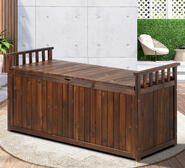 Besiana 500L Outdoor Storage Bench Grey