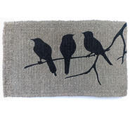 Birds 60 X 90Cm Door Mat Black Medium