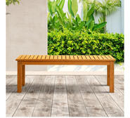 Cabral 2 Seater Outdoor Garden Bench Brown