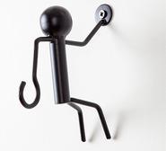 Climbing Man Wall Hanging Black