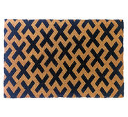 Cross 40 X 60Cm Coir Door Mat Black 40cm x 60cm