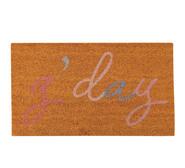 Dia 40Cm X 70Cm Door Mat Neutral