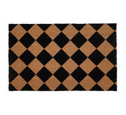 Diamond 60 X 90Cm Door Mat Black Medium
