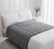 Dreamaker 9Kg Soft Weighted Throw Blanket Grey